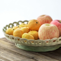 Bamboo Snack Food Basket Restaurant Water Fruit Basket Handwoven Bamboo Basket With Base Containing Basket Creative Pastry Basket Lotus Basket