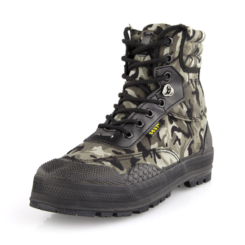 Boots militaires en toile - dérapage - Ref 1400268 Image 39