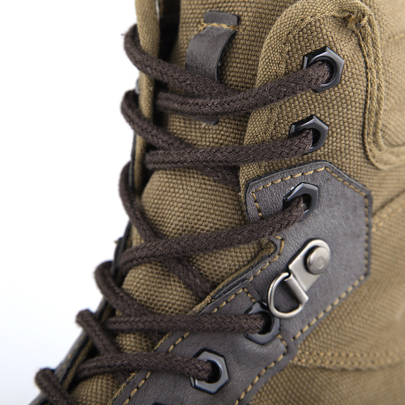 Boots militaires en toile - dérapage - Ref 1400268 Image 35
