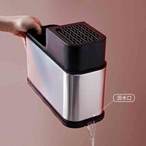 Stainless steel multifunction knife holder chopstick cage cutlery case integrated kitchen supplies Utensils Countertops Province Space Chopping Block