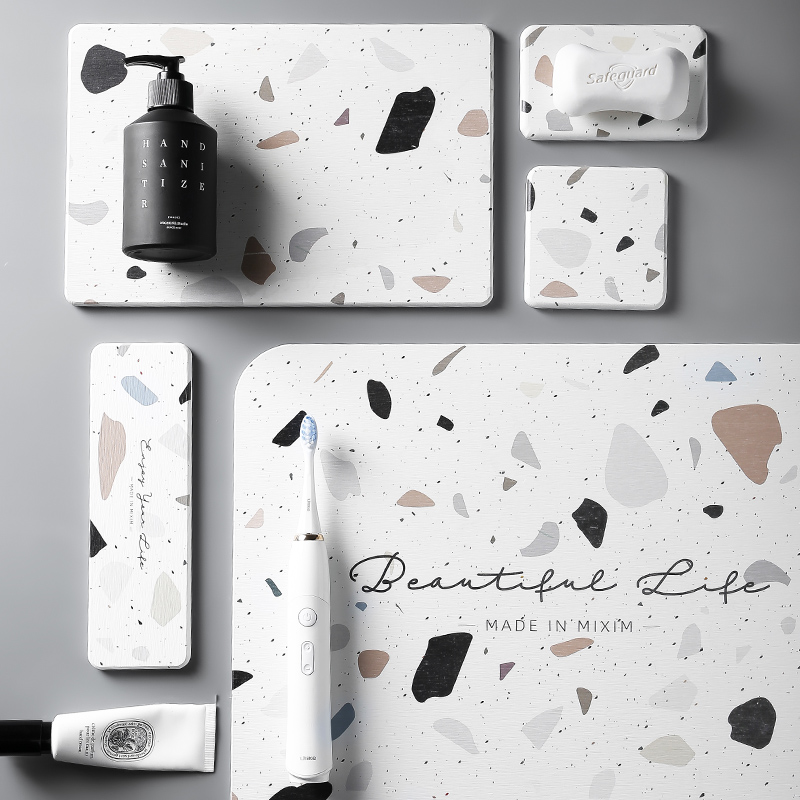 Mixi Mi Diatom mud absorbent pad Toilet sink Diatom land pad Foot pad Wash pad Soap pad coaster