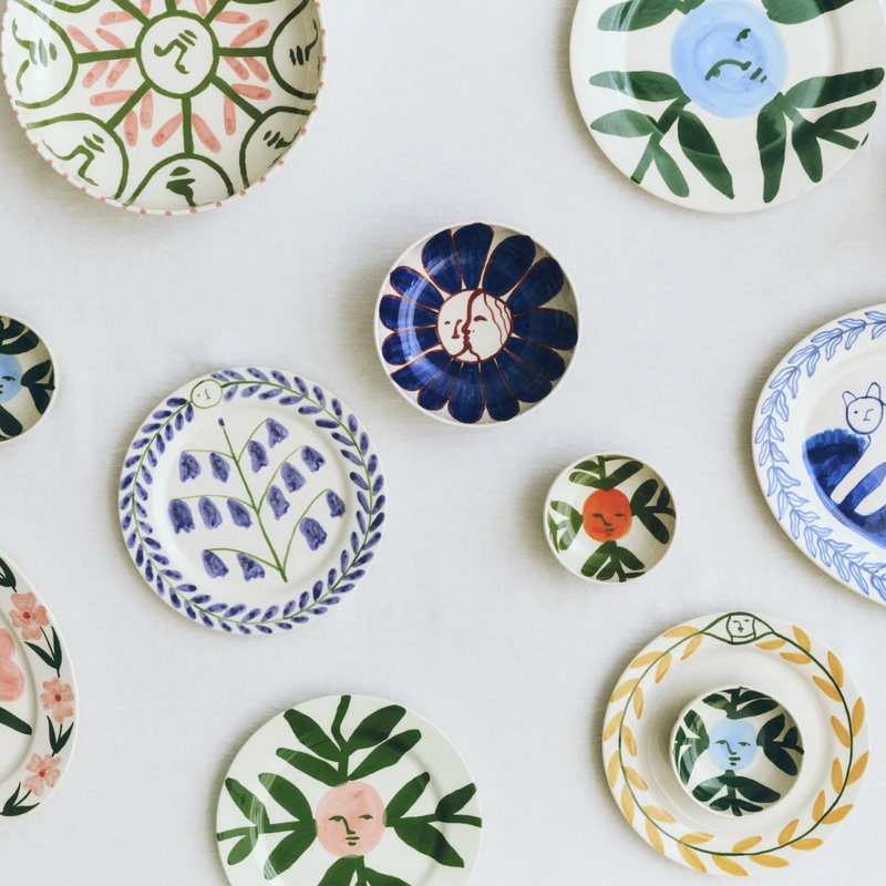 Aesthetic Goods｜La Pittura Bowl&Plate Bowls, Plates, Kettles, Cups, Ceramic Art Tableware