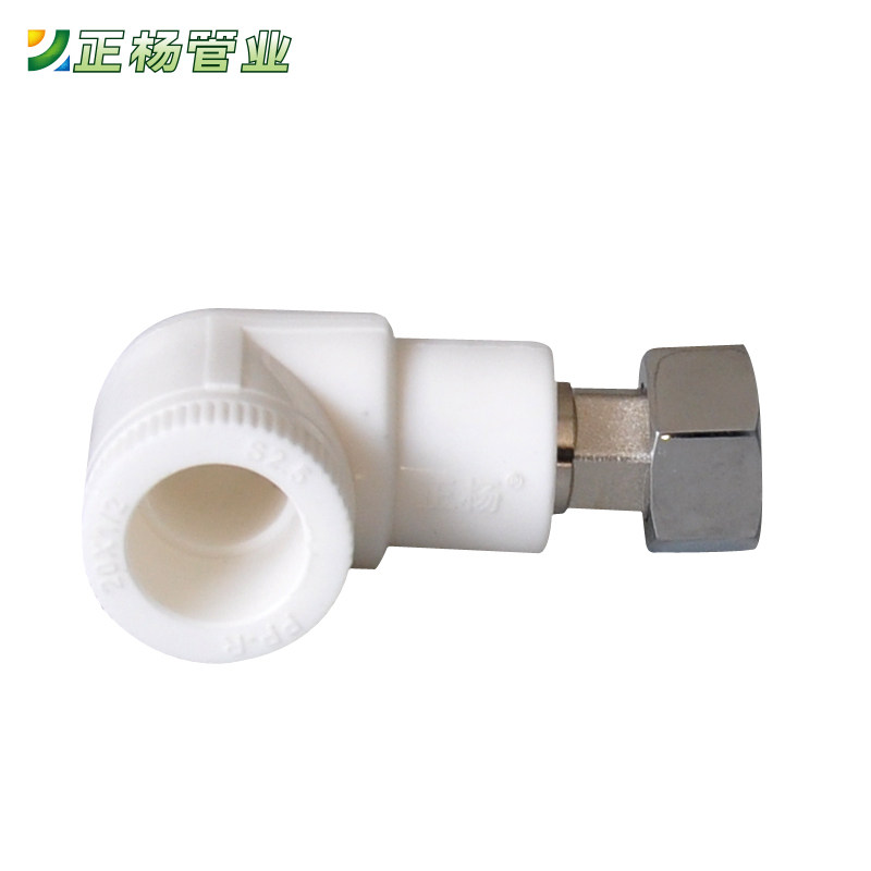 Zhengyang thickened 4 - point copper water heater ppr live joint directly bend