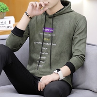 Áo len nam trùm đầu thương hiệu áo len thanh niên Phiên bản Hàn Quốc của áo hoodie đẹp trai cá tính - Áo len áo hoodie form rộng