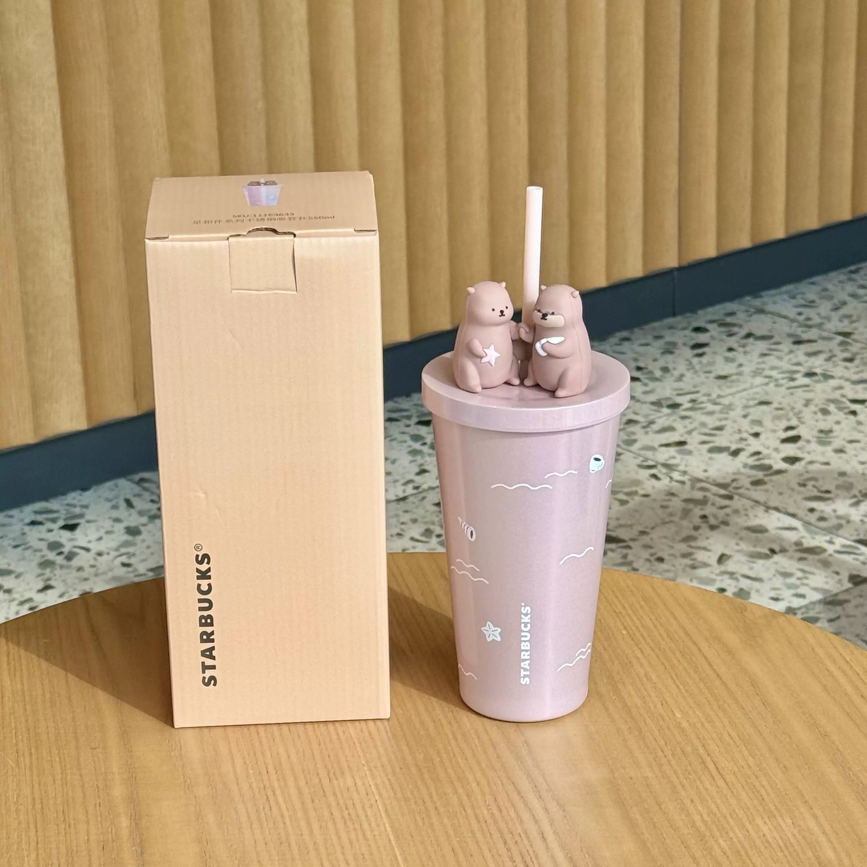 Starbucks, стеклянная трубочка для Дня святого Валентина, термос со стеклянной колбой