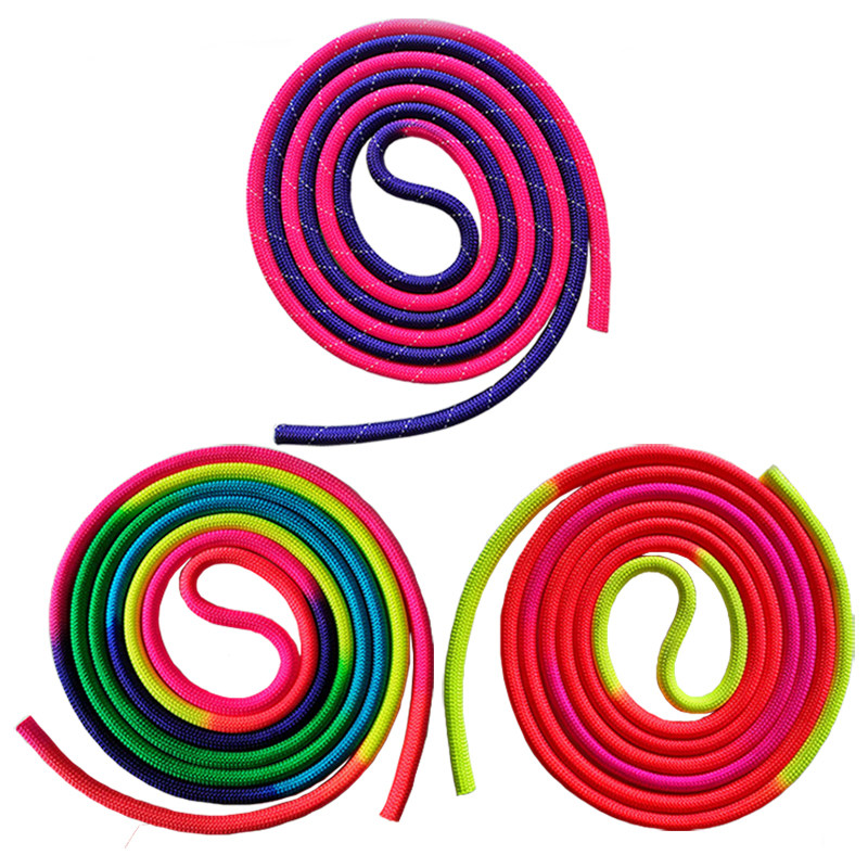 High-end Seven Color Nylon Professional Artistic Gymnastics Rope Adult Children Sports Dance Competition Training Fitness Rope-Taobao