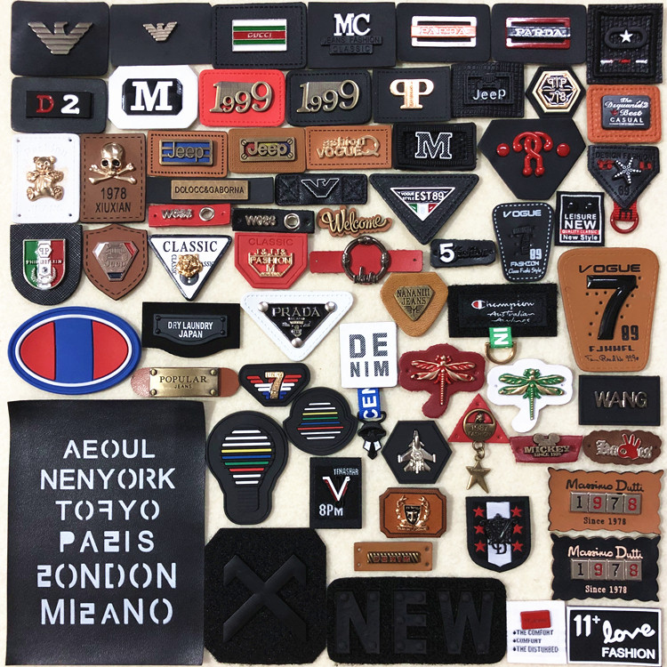 Patch Stereo Embroidery Flower Costume Coy Leather Label Badge Paste Paste Paste Paste Paste Cowboy Leather