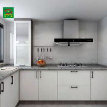 Xian Factory Direct Economy Type Kitchen Quartz Stone Cabinet Modern Minimalist Wardrobe Design Assembled Aluminum Alloy