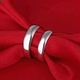 Nhẫn s925 trang sức bạc sterling vài người đàn ông và phụ nữ một sinh viên tốt nghiệp nhẫn đề cập đến ngón tay út đơn giản đuôi nhẫn chữ nhẫn cưới pnj Nhẫn