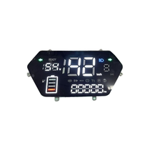 Electric vehicle LCD display 48v instrument core display 60 power code meter motherboard universal modification 72v mileage
