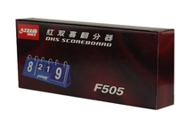 Double Happiness card flip score board table tennis competition scoreboard F505 scorer scorer