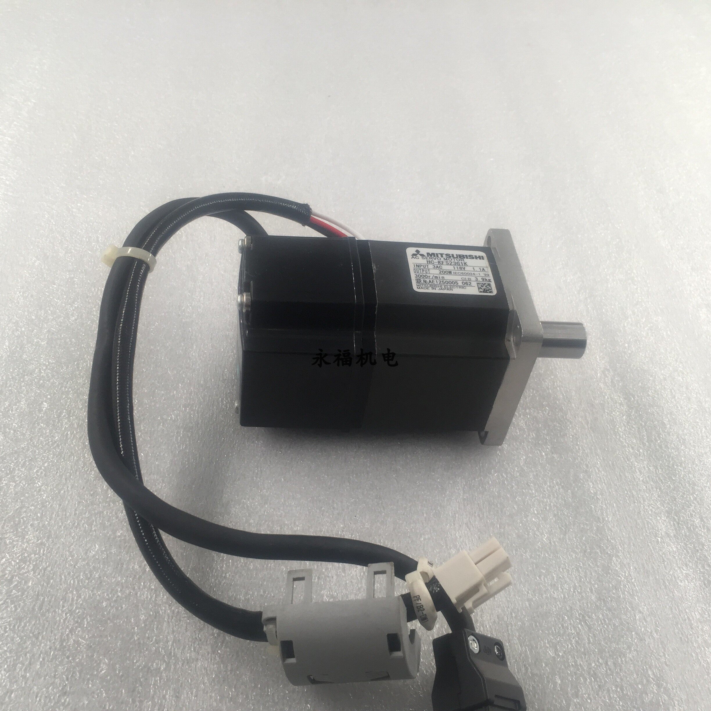 HC-KFS23G1HC-KFS23HC-KFS23K Mitsubishi servo motors secondhand to be used as color new