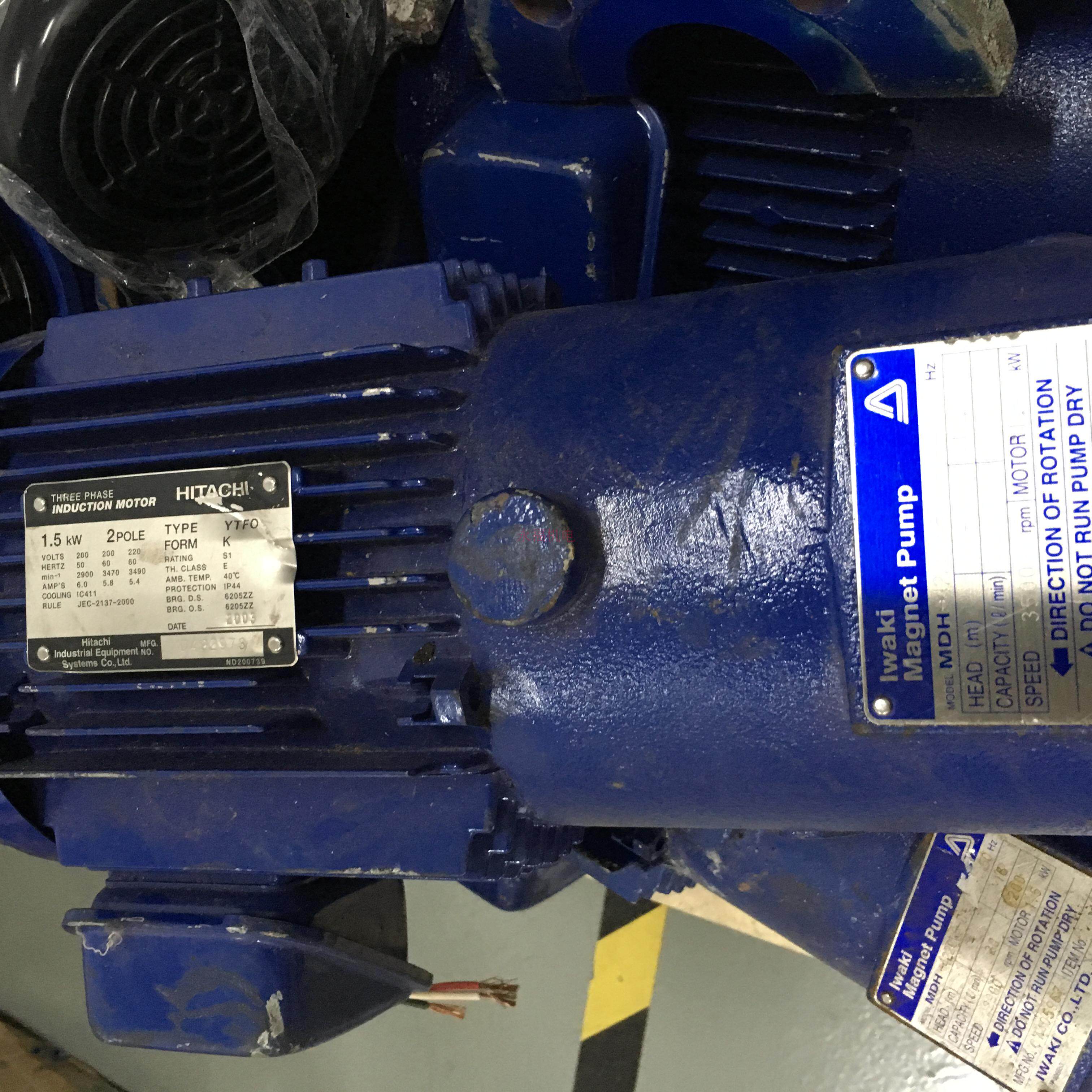 Japanese imported iwaki magnet pump iwich MDH-422CV5-D used parts