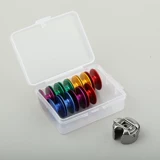 Белый алюминиевый шаттл сердце 2,1 см. Пакет трансфер с плоским автомобилем автомобиль автомобиль раскрашивается шаттл швейтл швейной машины Синь бесплатная доставка