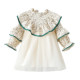 Girls 2022 new spring and autumn mesh dress little girl foreign style princess cute skirt baby dress trendy