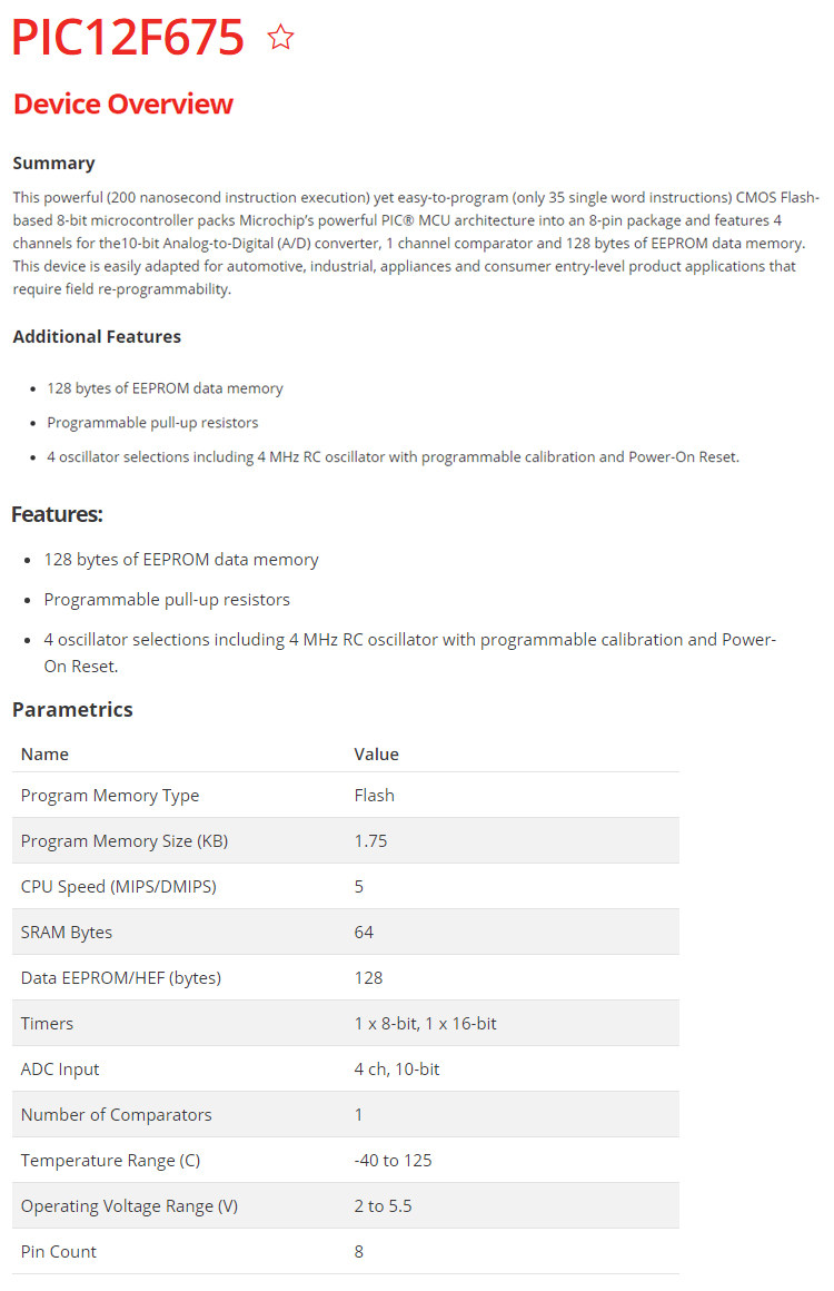 贴片 PIC12F675-I/SN PIC芯片 8位闪存微控制器 SOP-8 全新原装-阿里巴巴