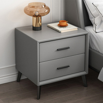 Solid wood bedside cabinet modern mini - mini - small in Northern European light luxury bedroom all - solid wood cupboard is easy