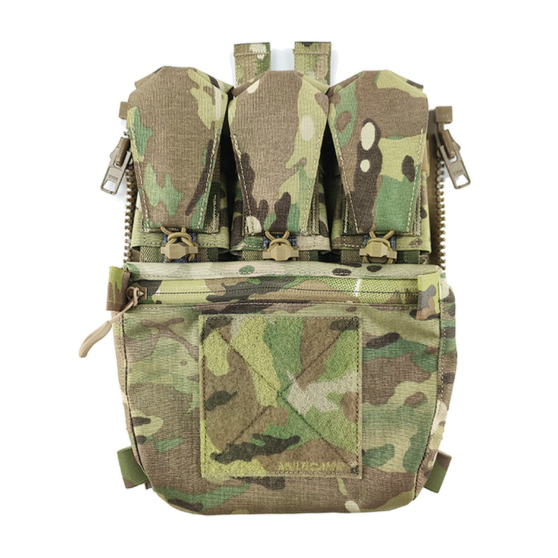 TW FCPC V5 Tactical vest three flashes one horizontal pull chain Back Plate FERRO Pharaoh Old TwinFalcons P115