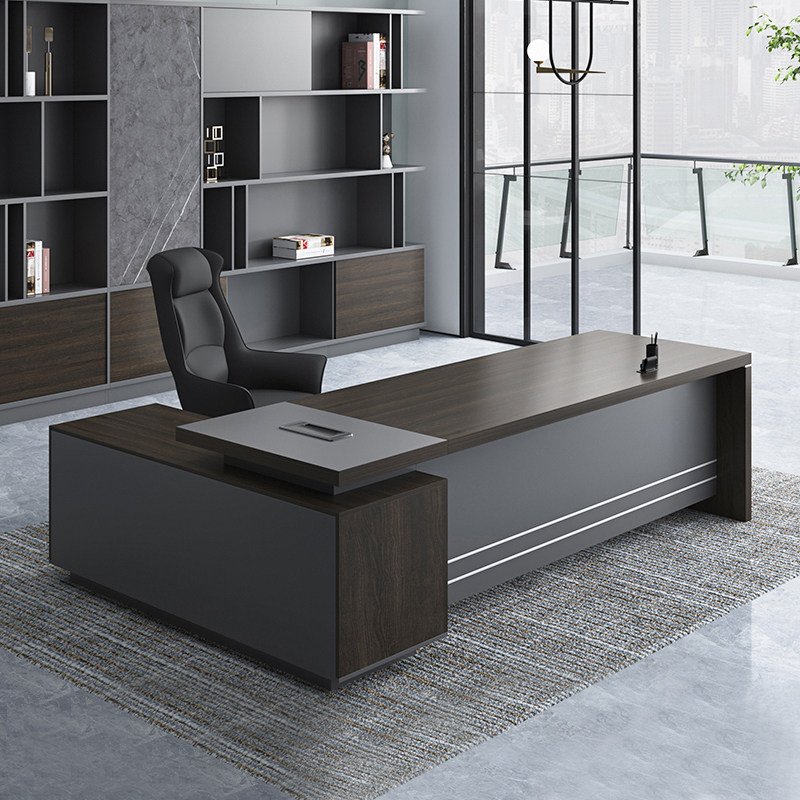 Boss desk desk president desk simple modern executive desk office furniture manager desk and chair combination executive desk