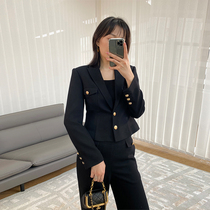 SOULKISS strong push Ch@nel random pattern compilation _ Small fragrance fashion suit wide leg pants suit two-piece set for women