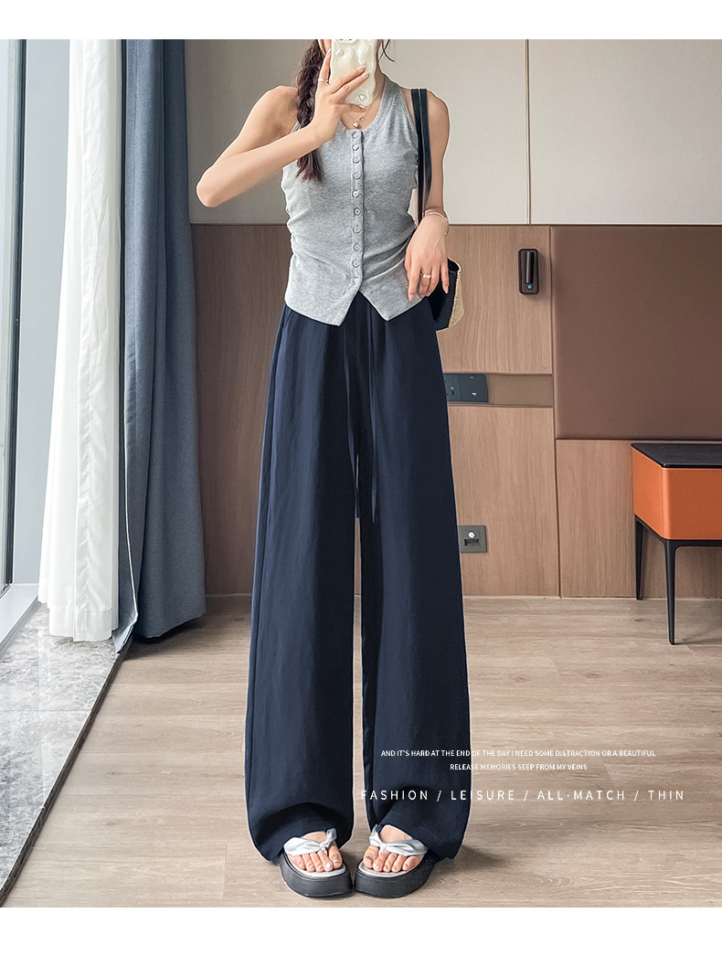 高个子孕妇裤子棉麻阔腿裤夏季外穿休闲亚麻长裤夏天薄款山本裤女 — 19