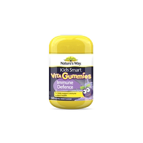Natures Way Black Elderberry Vitamin C Gummies Childrens VC Immunity 60 Tablets Official Flagship
