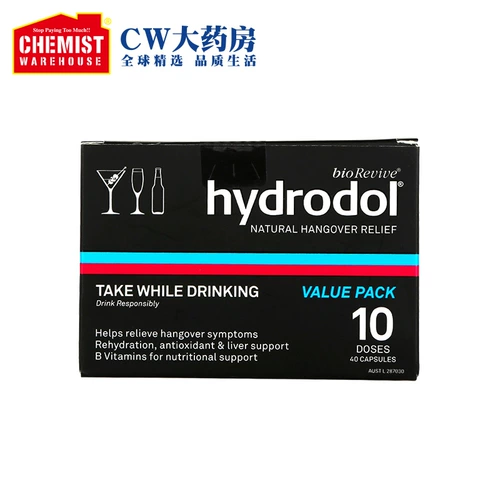 Hydrodol Сломанные капсулы на 40 сакэра увеличивают количество спирта.