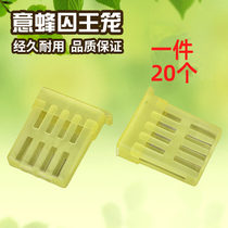 Italian bee special king cage plastic small thin prison king cage cage king cage bee raising tools plastic to prevent the queen bee from escaping