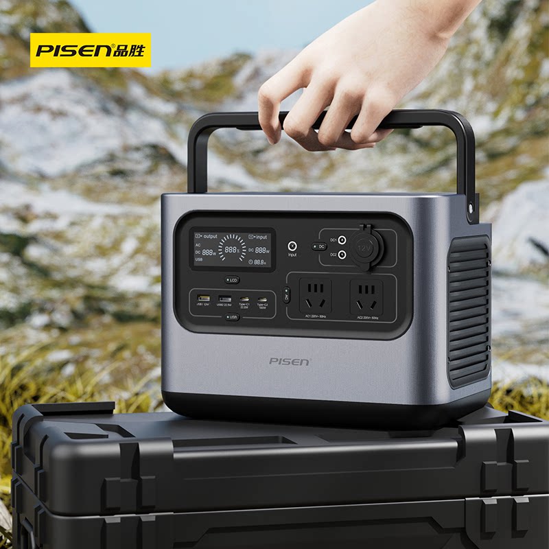 Pinsheng outdoor power supply 600W handheld mobile charging station can be rented for sale 220V output