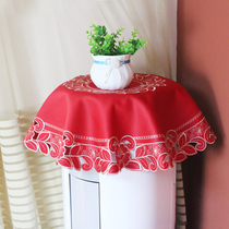 Start-up does not take vertical cylindrical air conditioning cloth cover towel Nordic round red dust cover multi-purpose household dust cloth