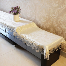 TV cabinet cover lace tea table cloth rectangular TV cabinet table cloth cover cloth shoe cabinet dust cover household