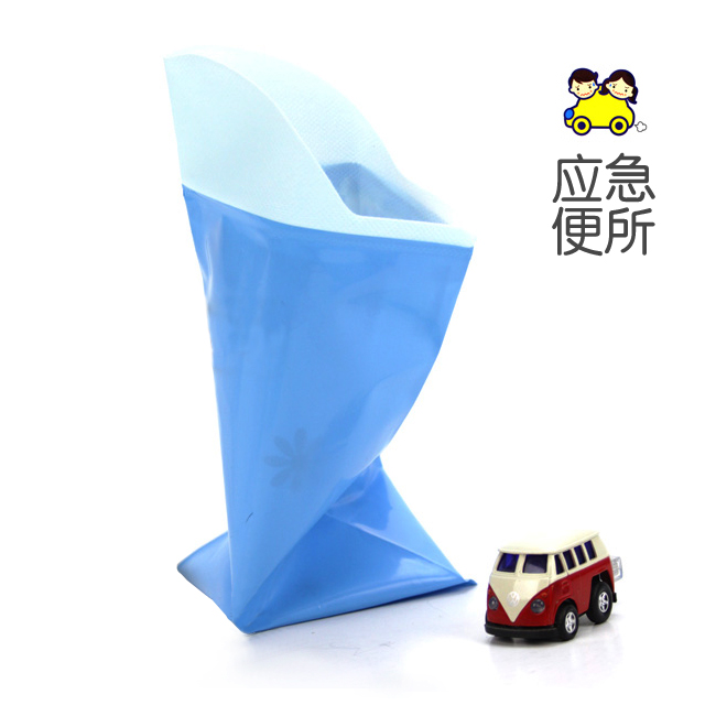 1Time Outdoor car emergency miniature toilet urine bag traffic jam savior Unisex (4 packs)