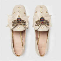 Womens shoes square toe pearl flat bottom apricot 2 shoes can step on the heel without grinding feet