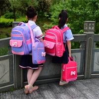 Schoolbag tiểu học nữ 6-12 tuổi trẻ 1-3-5 cô gái lớp 4-6 cô gái túi cô gái cô gái - Túi bé / Ba lô / Hành lý cặp sách trẻ em