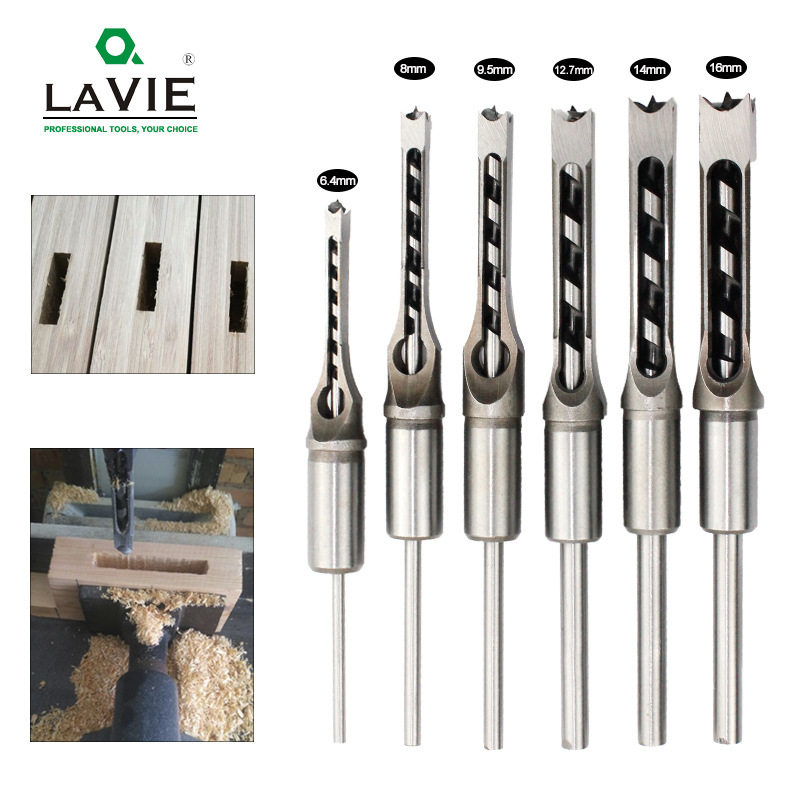 Yueqing Laiwei carpentry square hole drill core square tenon drill square eye drill salad drill hole opener punching drill