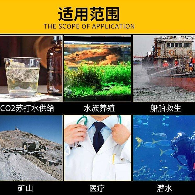 Оборудование для диоксида углерода co2高压，高压小气瓶0.115l 0.3l鱼缸潜水高压铝瓶18*1.5丝牙 Ya