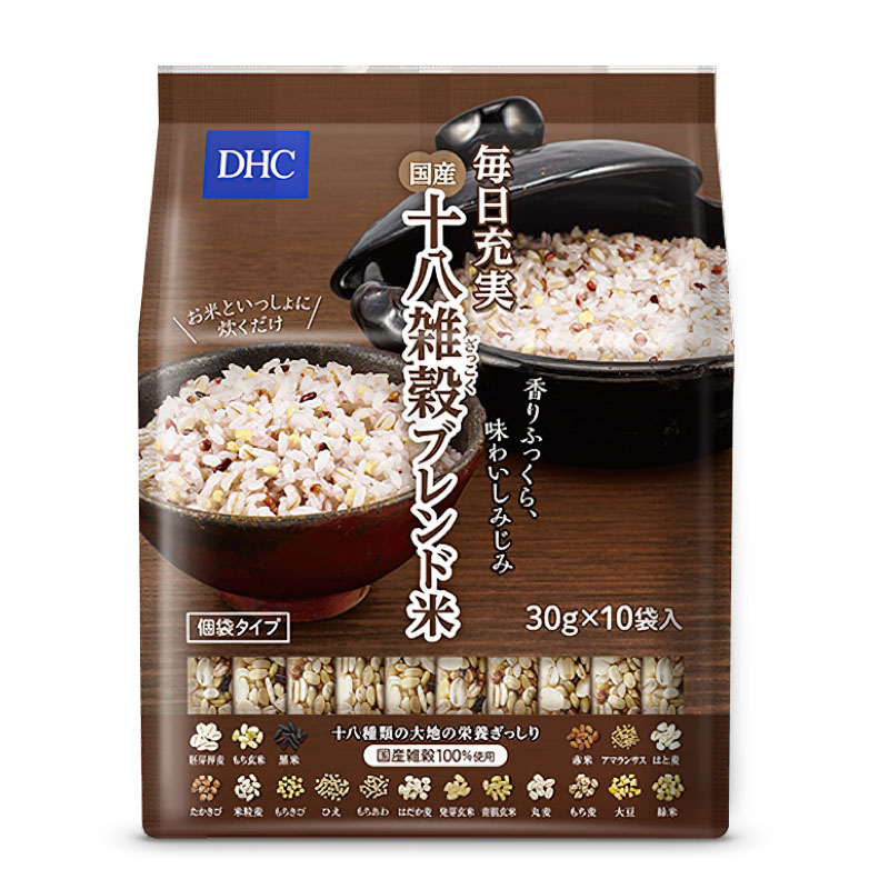 DHC 18 kinds of carefully selected miscellaneous grains Japanese-produced miscellaneous grains dietary fiber healthy nutrition zero food seasoning raw materials