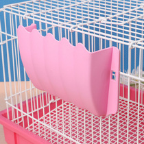 Rabbit food basin rabbit chinchilla food basin rabbit bowl guinea pig fixed food box feeding grass artifact two-in-one grass rack