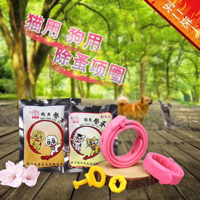 In vitro flea collar for cats and cats