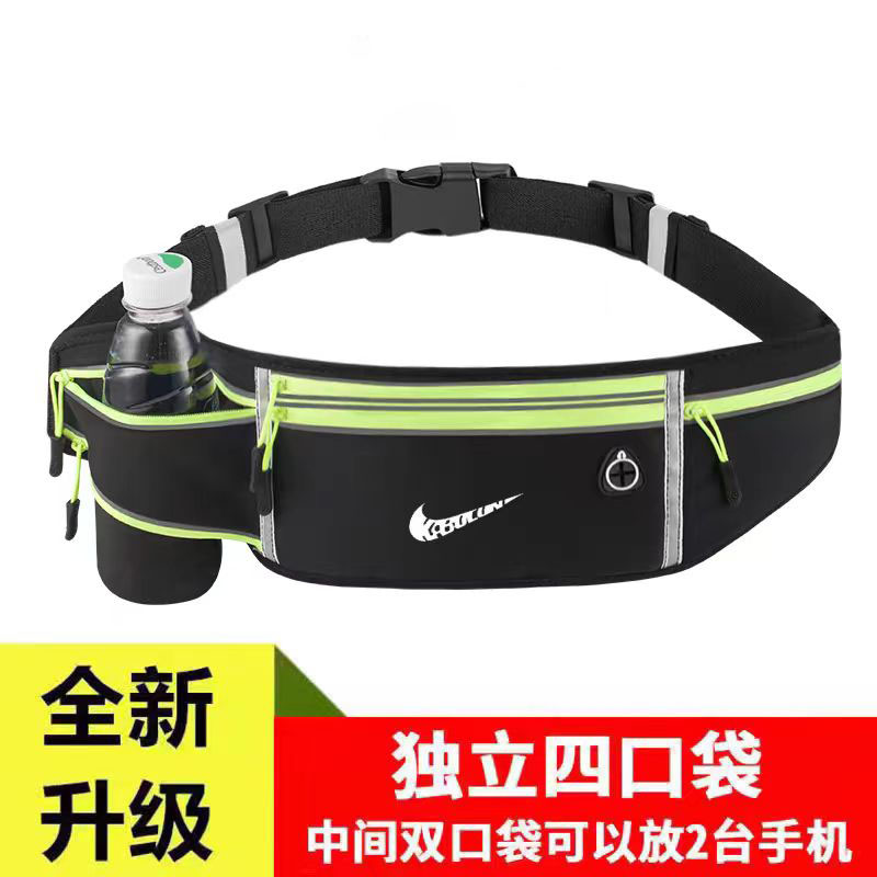 スポーツウエストバッグ、ランニング携帯電話バッグ、女性用個人用機器、男性用防水多機能フィットネス旅行屋外小型バッグ