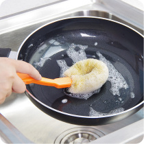 5 washing pot brushes Long handle brush pot brush is not easy to stain oil Dish brush kitchen cleaning brush soft hair household artifact