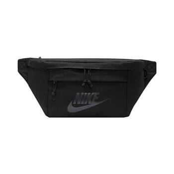 Nike large capacity brand sports waist bag chest bag black gray