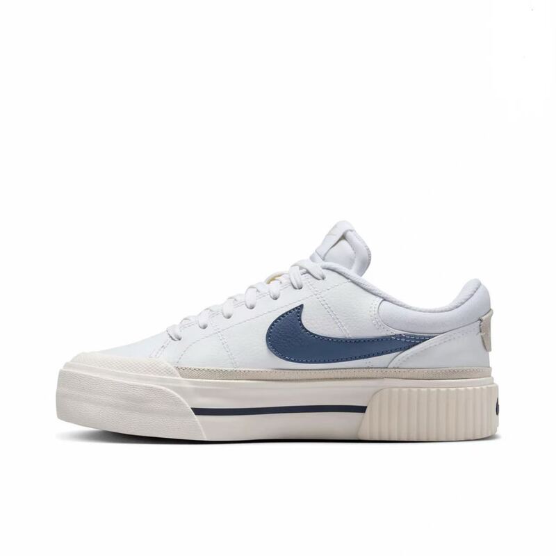 Nike Court Legacy Lift Sneakers, Comfortable, Shock-Absorbing, Wear-Resistant, Breathable, Increased Grip, Women's Model