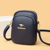 袋鼠 Сумка на одно плечо, маленькая небольшая сумка, сумка через плечо, модная сумка для телефона, из натуральной кожи, городской стиль