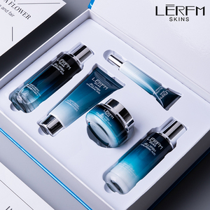 【蓝尼芳可】五件套水母玻尿酸补水精华乳