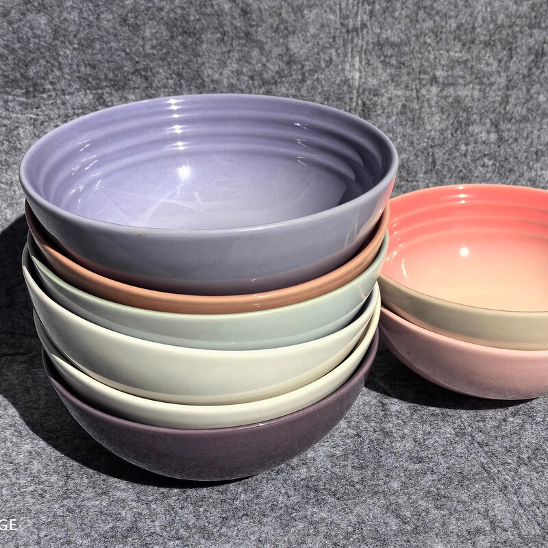 French Le Creuset Stoneware Bowl 16/cm Cereal Bowl Salad Bowl Soup Bowl Noodle Bowl