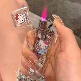 Креативная прозрачная розовая зажигалка, неоновые мелки