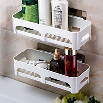 Shuangqing Suction cup type bathroom shelf storage rack Toilet toilet toilet wall-mounted bathroom supplies free of drilling