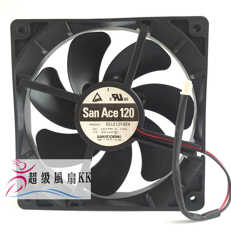 Original 9S Sanyo Sanyo 12025 12V 0 19A 12cm 9S1212F404 ultra-quiet fan
