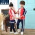 Quần áo sân vườn mẫu giáo mùa xuân và mùa thu mẫu bông mới đồng phục trường tiểu học dịch vụ ba mảnh phù hợp với quần áo giáo viên - Đồng phục trường học / tùy chỉnh thực hiện quần áo học sinh Đồng phục trường học / tùy chỉnh thực hiện